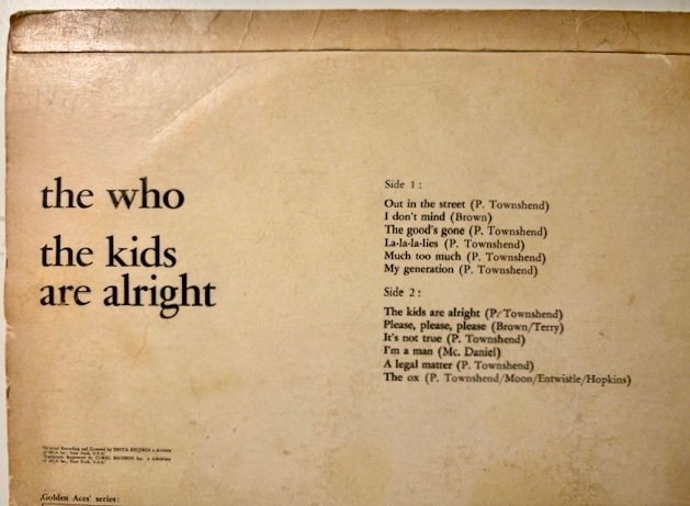The Who - 2 x LPs + 3 x earlier 7" records - Multiple titles - LP Albums (multiple items) - 1st Mono pressing, 200 gram, 1st Pressing - 1965 #4.3