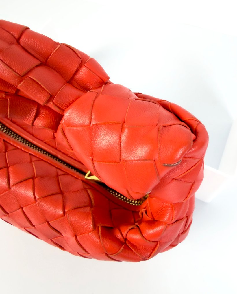 Bottega Veneta - Cranberry Intrecciato Mini Jodie - Torebka na ramię #4.3