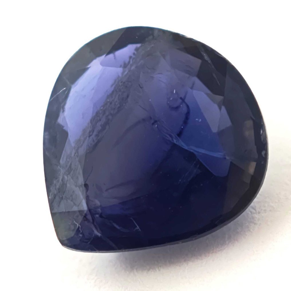 No Reserve Price Iolite  - 5.34 ct - Instituto Gemólogico Español (IGE) - Violetish Blue #1.0