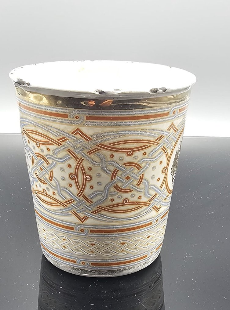 Tsar Nicholas II - 1896 - Μπολ - Χάλυβας - Κούπα εμαγιέ Khodynka #2.1