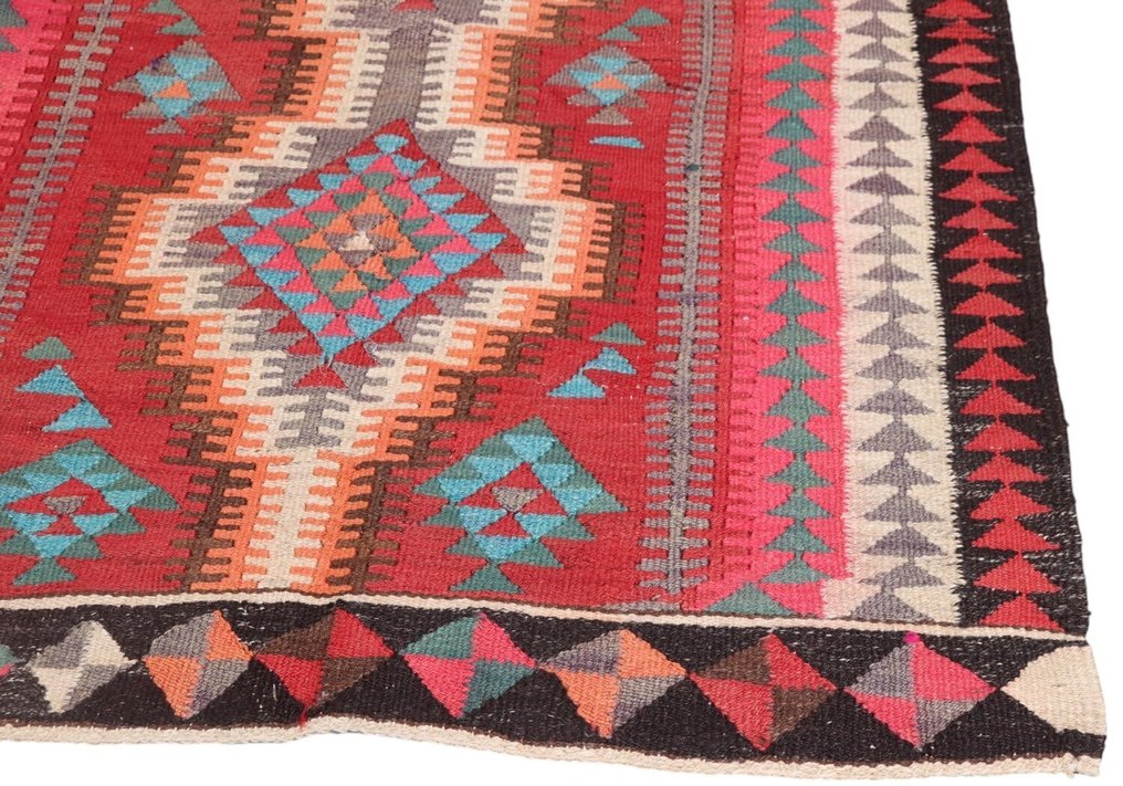 Kelim Modern Caucus Kilim - 复古的亚美尼亚艺术 - 凯利姆平织地毯 - 275 cm - 145 cm #4.3