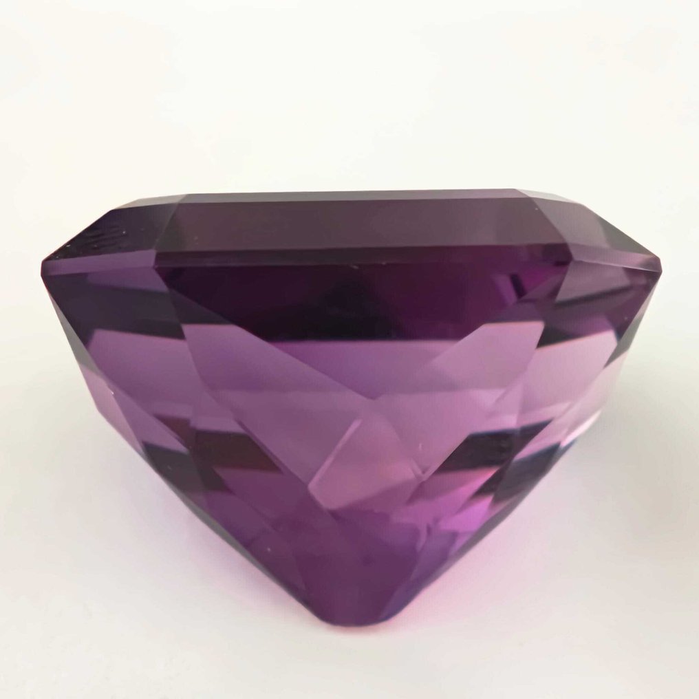 Zonder Minimumprijs Amethist - 41.21 ct - Antwerp Laboratory for Gemstone Testing (ALGT) - Bloem gesneden levendig paars #2.1