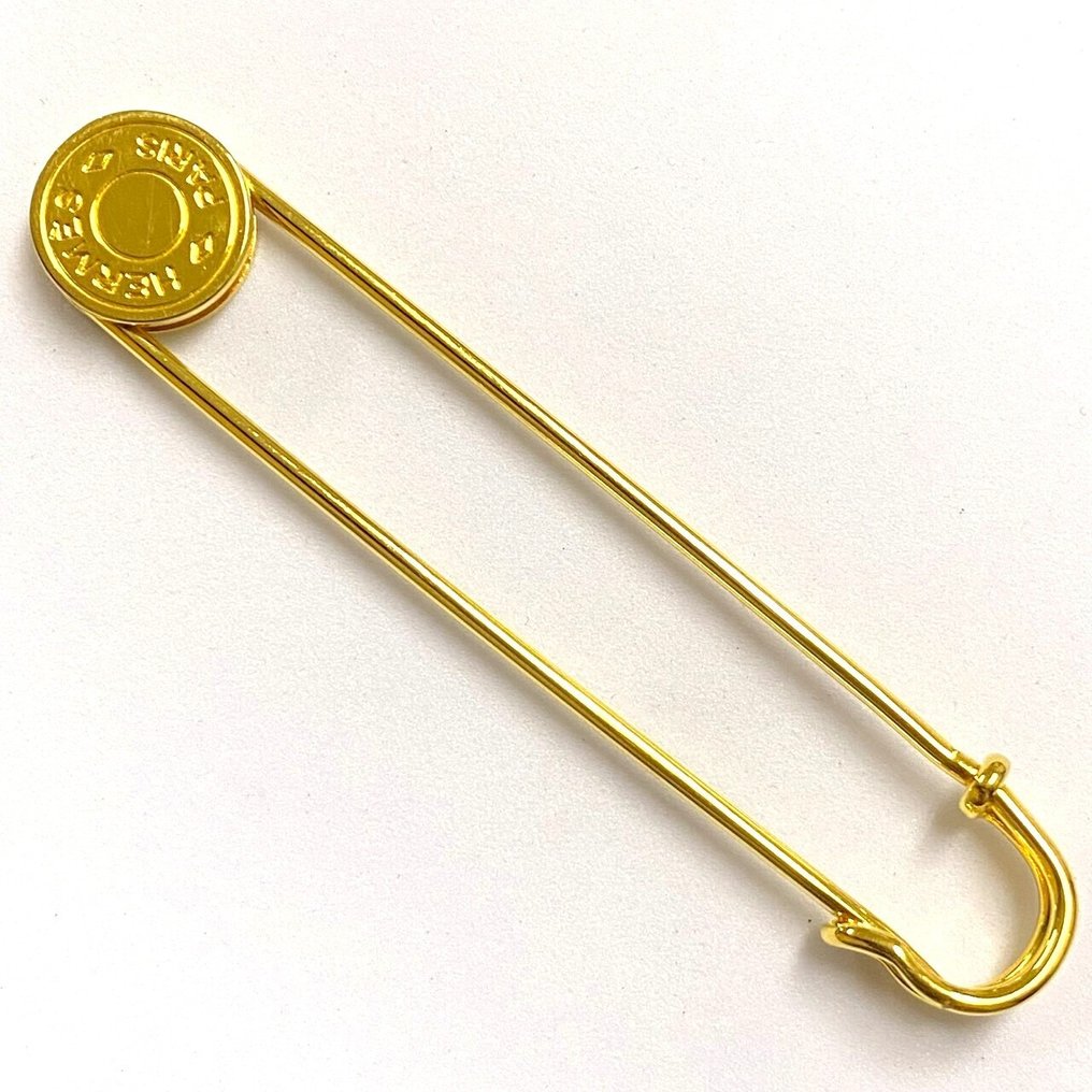 Hermès - Vergoldet - Brosche #1.0