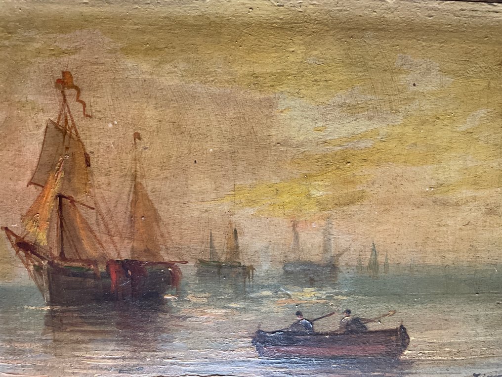 After Felix Ziem (1821-1911) - Scena marina #1.0