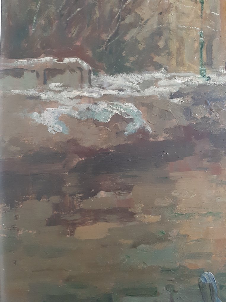 Giuseppe Solenghi​ (1879-1944) - Neve a Milano #3.2