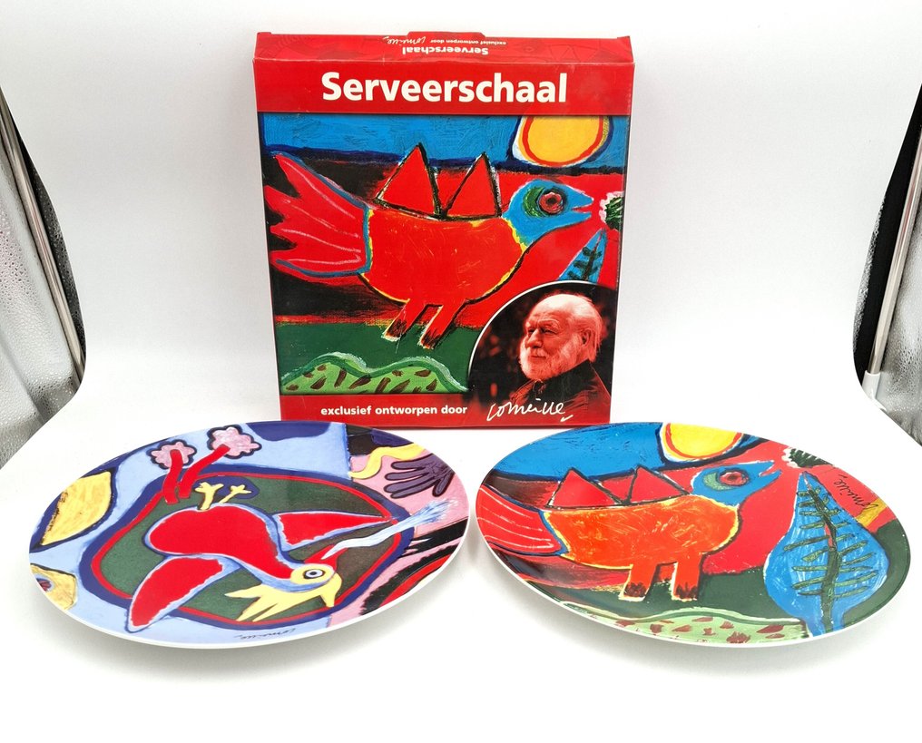 Corneille - 大盘子 - 陶瓷 - 两个装饰盘 #1.0