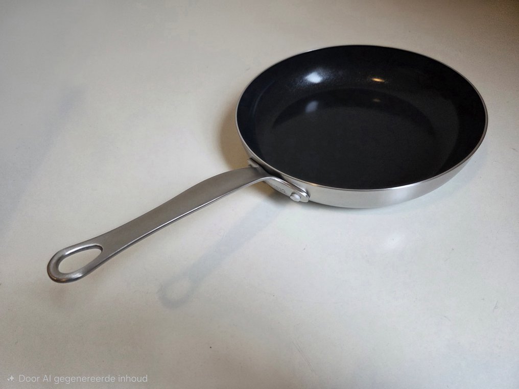 Mauviel - 砂锅 -  Mauviel 1830 煎炒锅 24 厘米 - 钢, 铝 #1.0