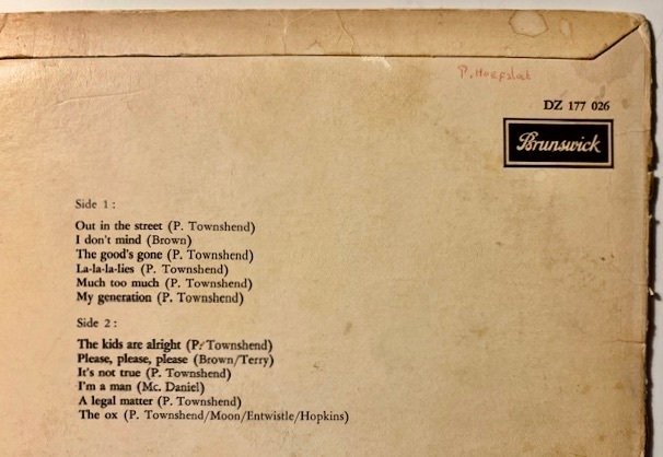 The Who - 2 x LPs + 3 x earlier 7" records - Multiple titles - LP Albums (multiple items) - 1st Mono pressing, 200 gram, 1st Pressing - 1965 #3.2