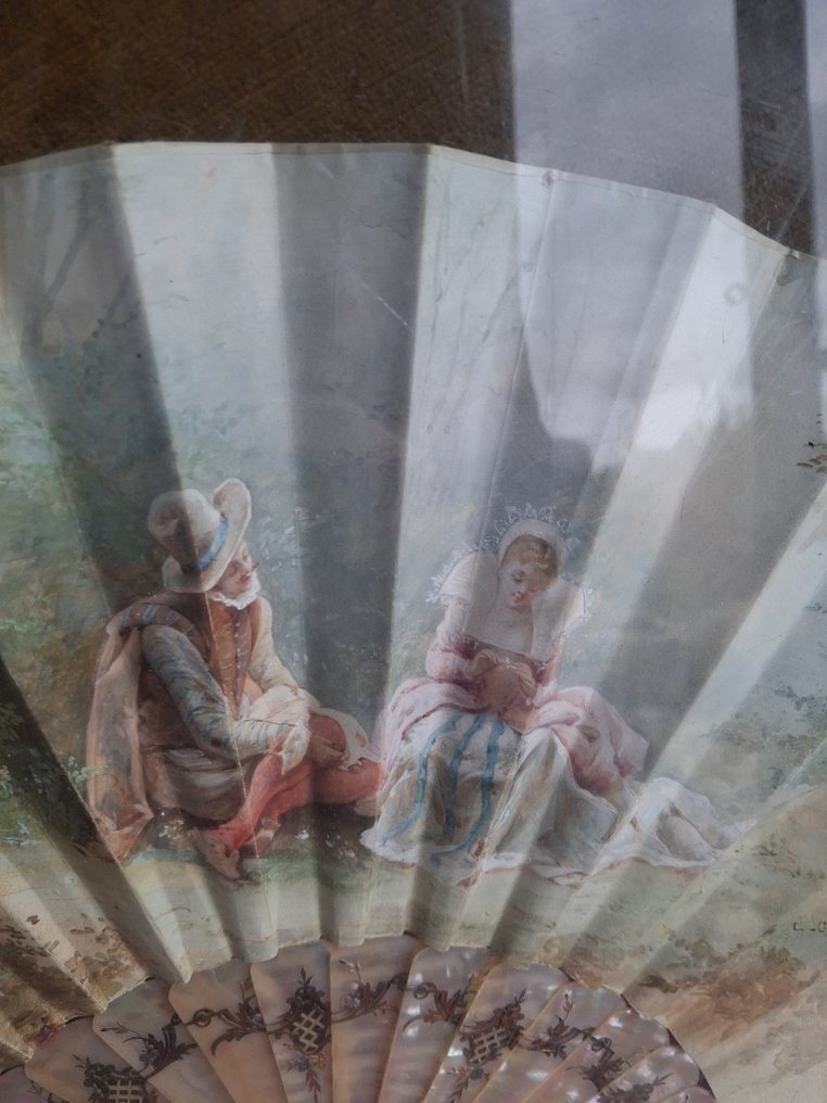 Διακοσμητικό στολίδι - Ιταλία - ventaglio σε μαργαριταρένιο #3.2