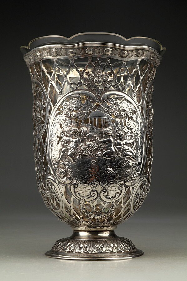 J.D. Schleissner Sohne - Vaso - .800 argento #1.0