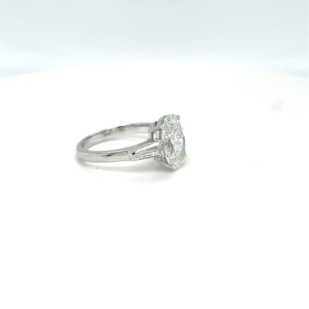 Ring - 14 kt Weißgold -  3.49ct. tw. Diamant (Laborgezüchtet (Lab Grown)) - Diamant #3.2