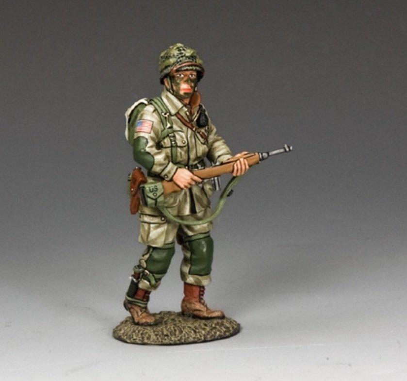 King and Country - Statuetta - DD220 Officer with Carbine - Stagno #1.0