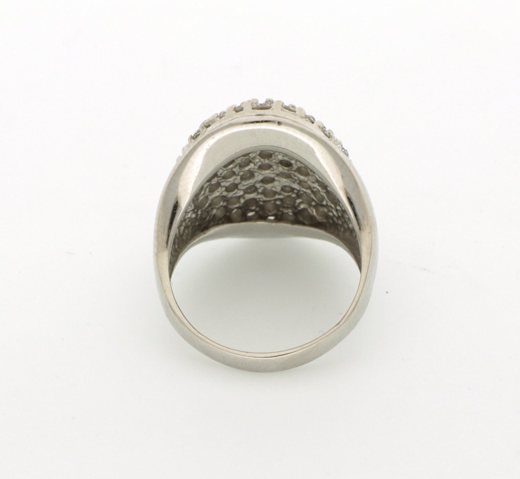 没有保留价 - 戒指 - 18K包金 白金 -  3,00ct. tw. 钻石 (天然)  #2.1