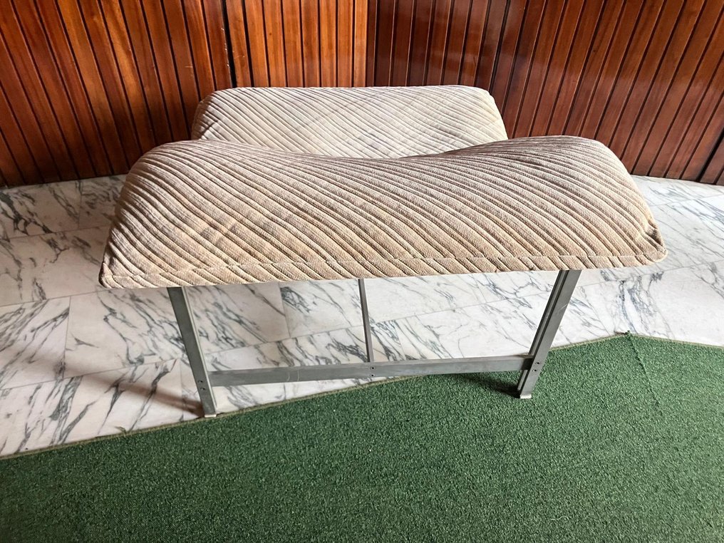 Saporiti - Giovanni Offredi - Armchair - Steel - Wave armchair by Saporiti #2.1