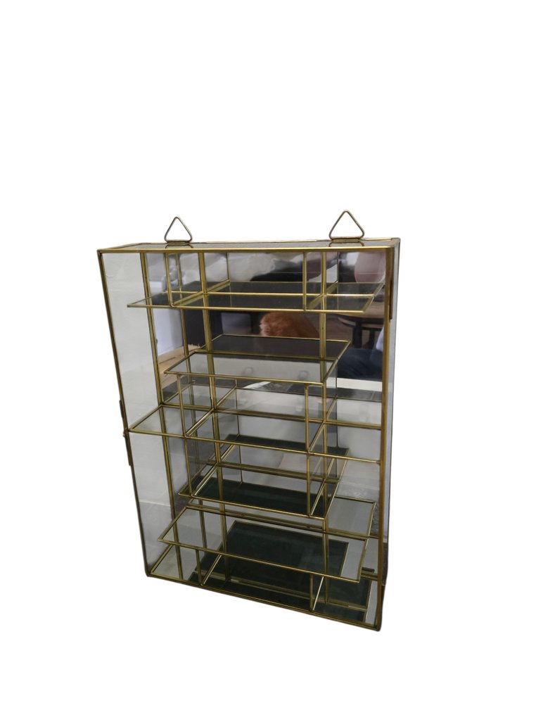 展示柜 - 玻璃, 黄铜 #1.0