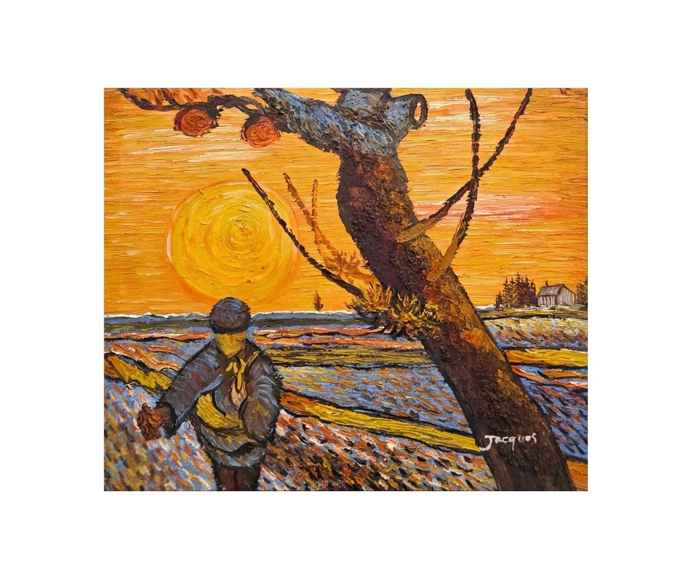 Daprés Van Gogh (XX) - NO RESERVE - Twilight over the Sower #1.0