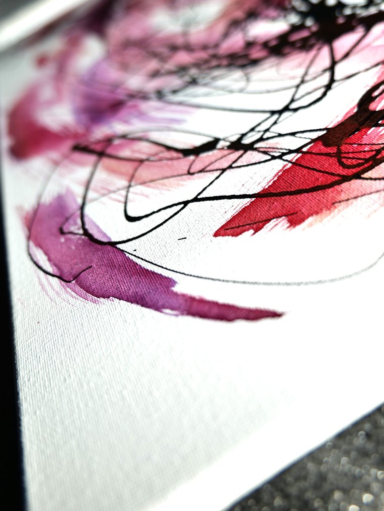 D. Witschkanow - ► "Abstract dissolution of black lines - Watercolor Erotic Style" № I #1.0