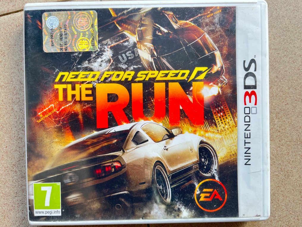 Nintendo - Need for Speed: The Run; The Amazing Spider-Man 2; Batman: Arkham Origins Blackgate; PES 2012 Pro - Videospill - I original eske #1.0