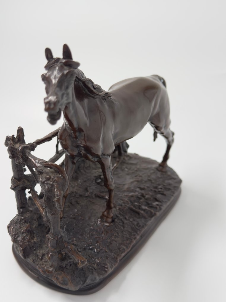 Γλυπτό, Pierre Jules Mêne - Reproducción - 24 cm - Πατιναρισμένος μπρούτζος #3.2