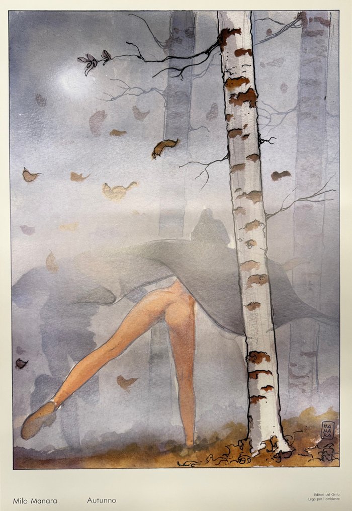 Milo Manara (After) - Autunno - década de 1980 #1.0