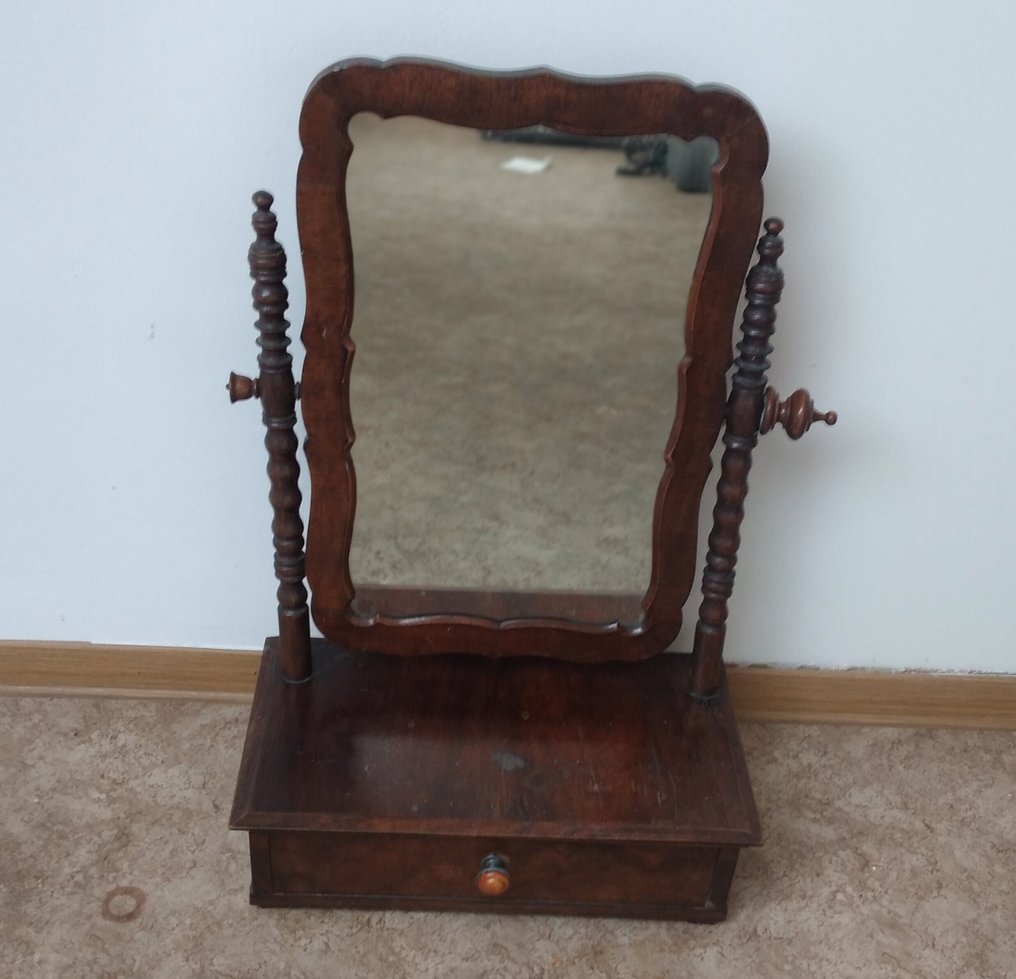 Table mirror  - Wood, Spiegel #2.1