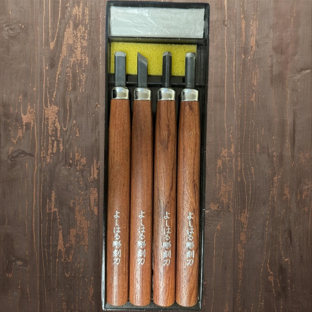 Yoshiharu, Sunster, Tombo etc. - Toy Japanese Carving Chisels Best Grip - Japan #3.2
