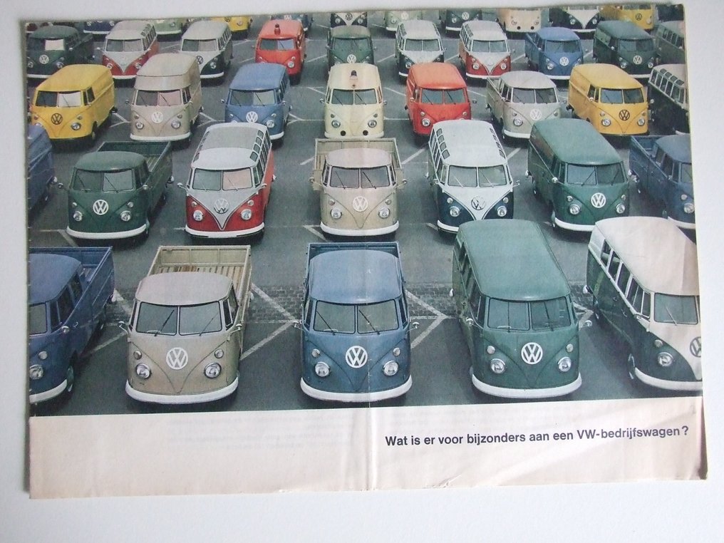 Oude brochures van de Volkswagen-bus T1 - 小册子 - 1964 #1.0