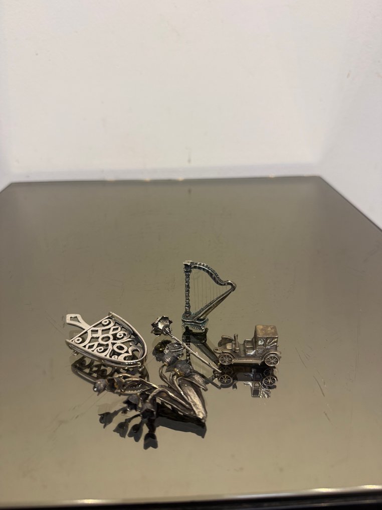 Figurita en miniatura - Lotto Miniature Argento (5) - .800 plata #1.0