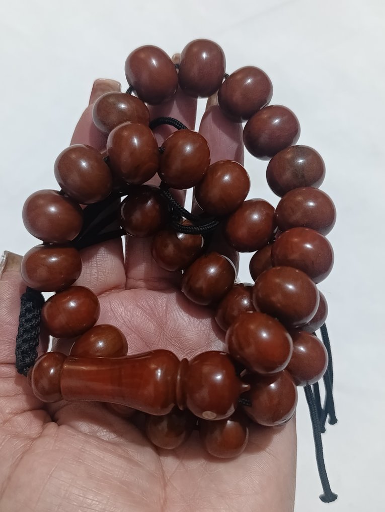  天主教念珠 - 琥珀 - 1970-1980 - 稀有的祈祷念珠  #4.3