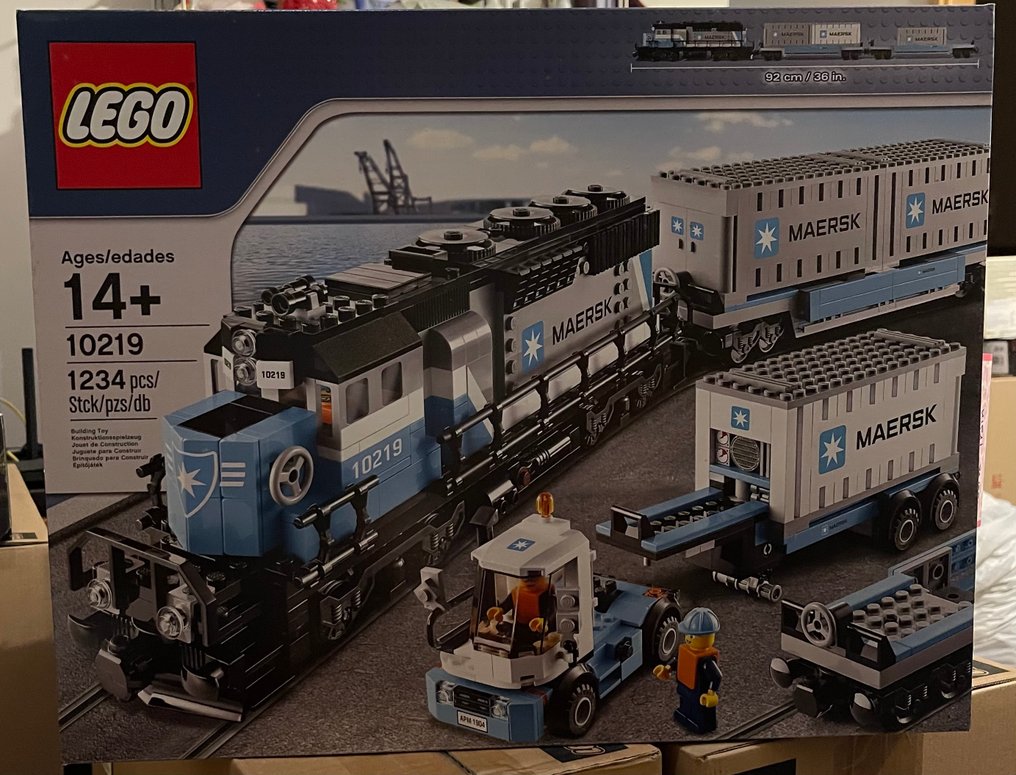 LEGO Set - 10219 - Creator Expert, Train - Maersk trein #1.0