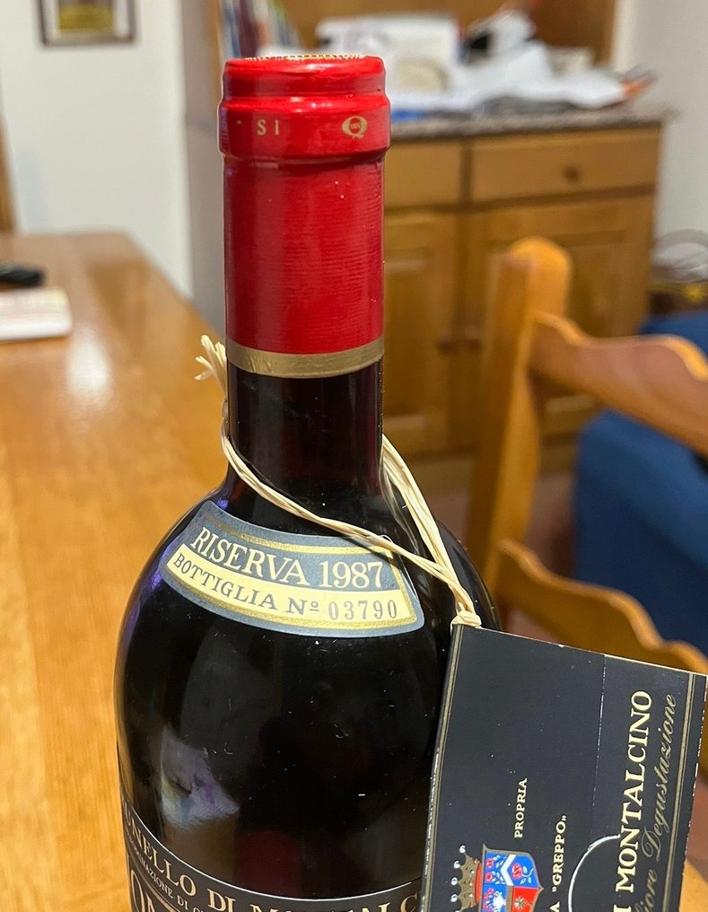 1987 Biondi Santi, Tenuta Greppo - Μπρουνέλο ντι Μονταλσίνο Riserva - 1 Î¦Î¹Î¬Î»Î· (0,75L) #1.0