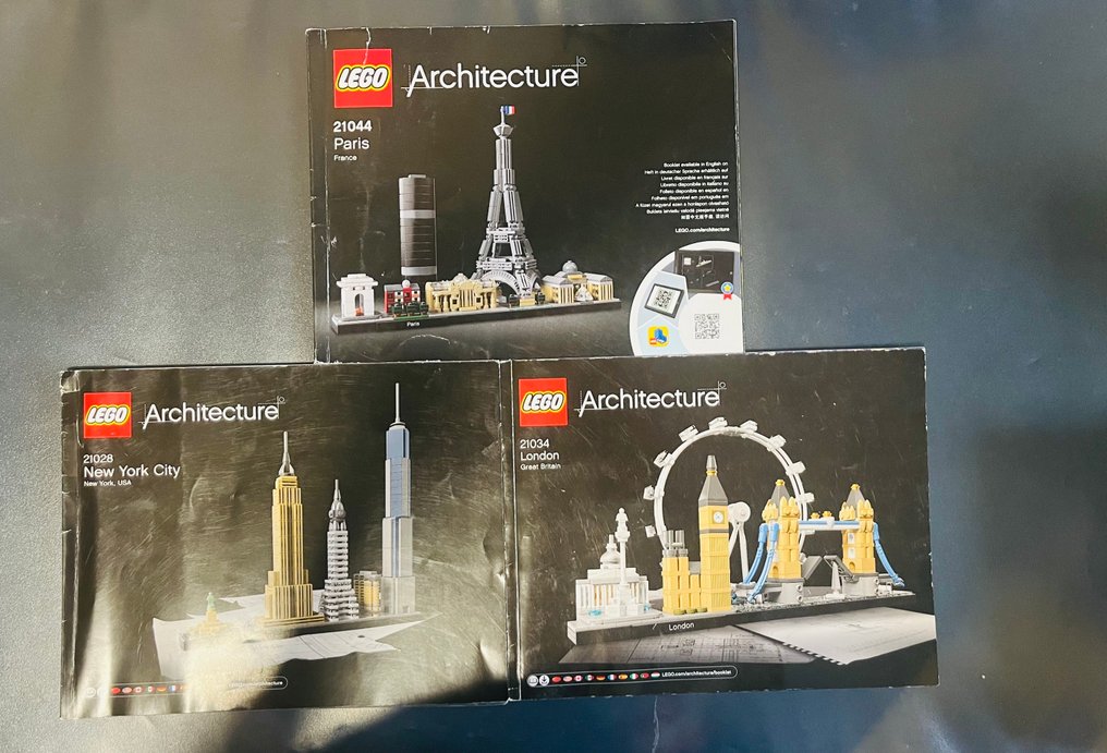 LEGO Set - Architecture - New York City, Paris, Lodnon - 21028, 21044, 21034 #1.0