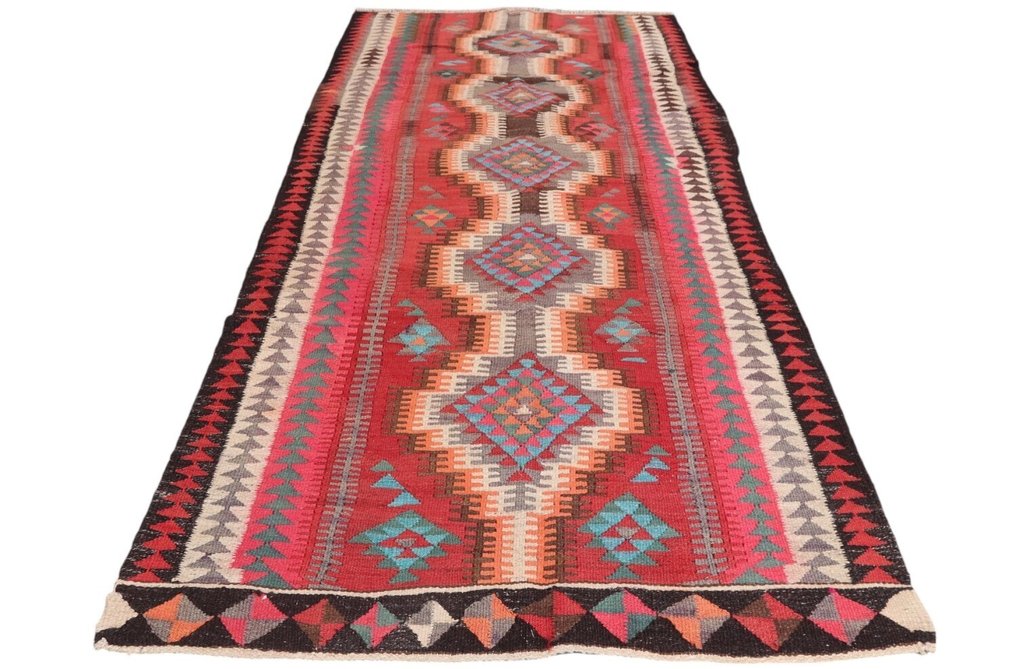 Kelim Modern Caucus Kilim - 复古的亚美尼亚艺术 - 凯利姆平织地毯 - 275 cm - 145 cm #1.0