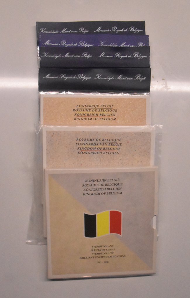 België. Sets 1978 tot 1990 Met moeilijke verzamelset 1982/1988 (Zonder minimumprijs) #1.0
