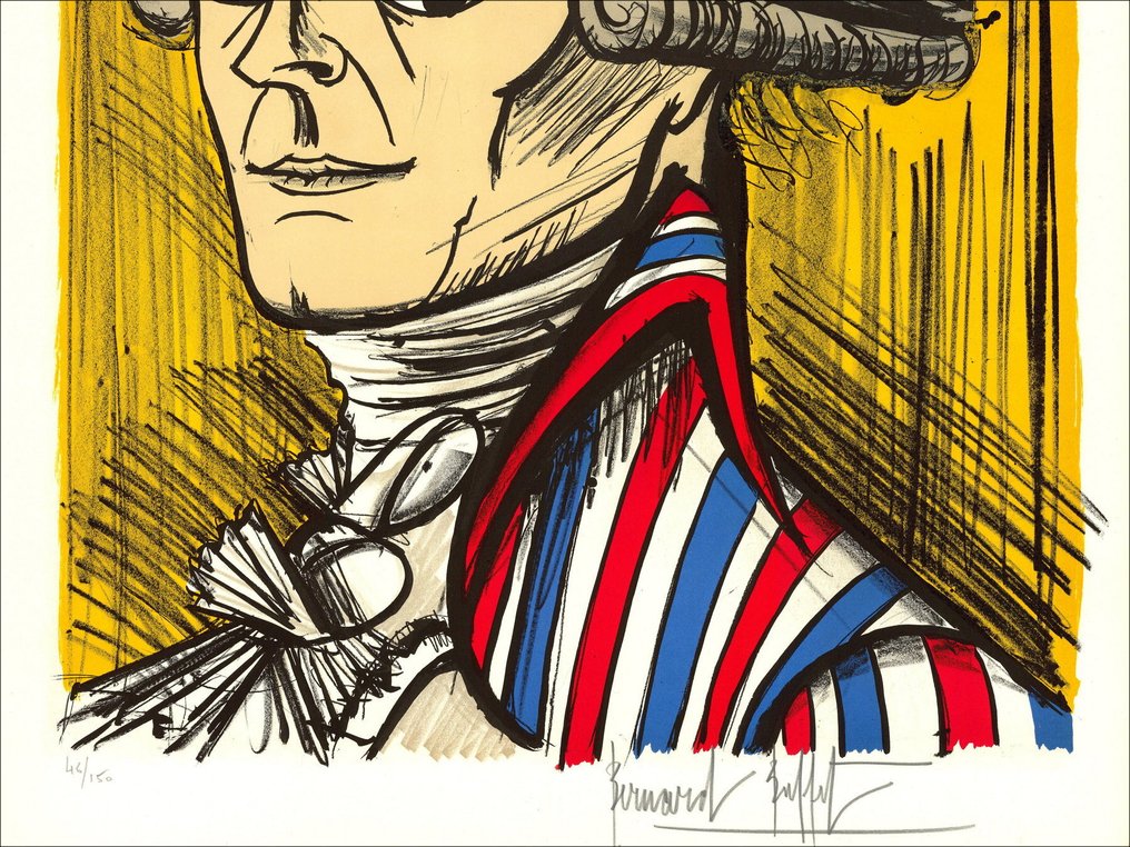 Bernard Buffet (1928-1999) - La Révolution Française, Robespierre #3.2