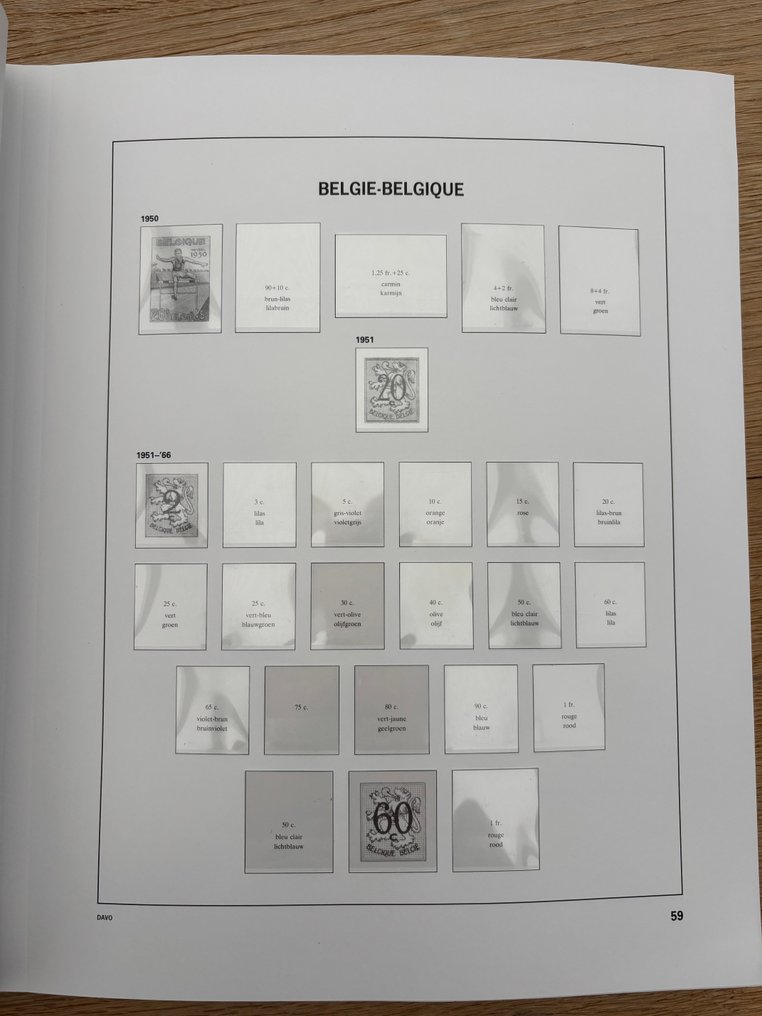 Belgio 1959/1969 - Davo Luxe Editie II - DAVO II #3.2