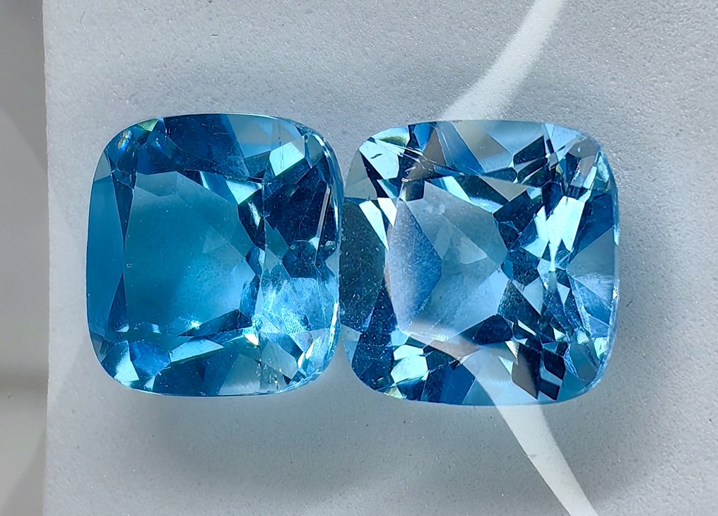 2 pcs  Topazio  - 24.54 ct - Instituto Gemólogico Español (IGE) #2.1