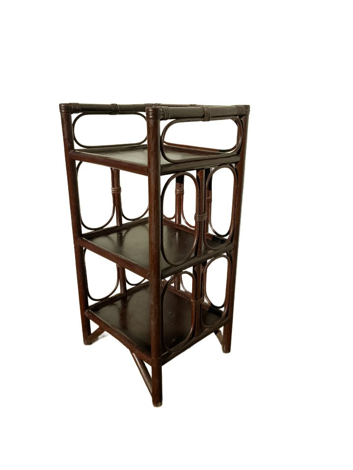 Étagère - Lemn, Rattan - Kastje #1.0