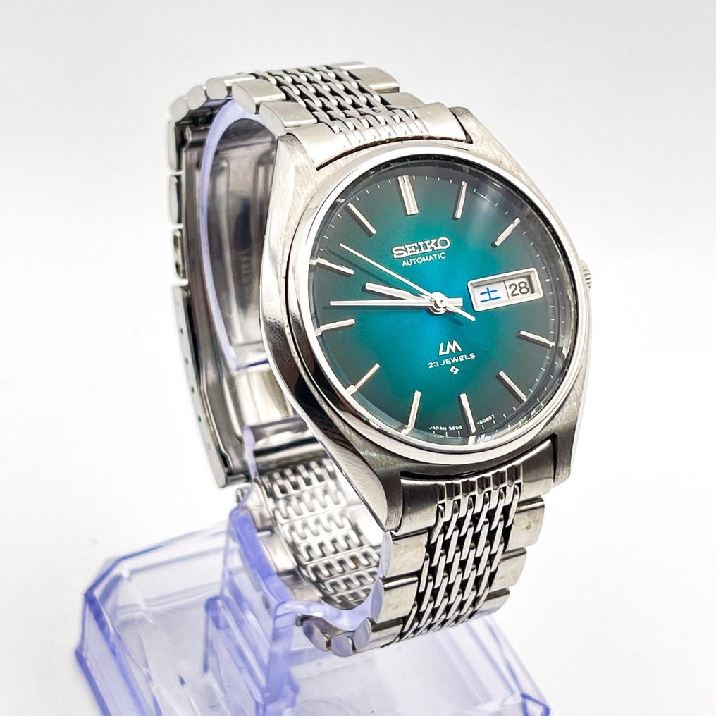 Seiko - LM "Vivid Jade Sunburst" [Serviced] - Sem preço de reserva - 5606-8050 - Homem - 1974 #2.1