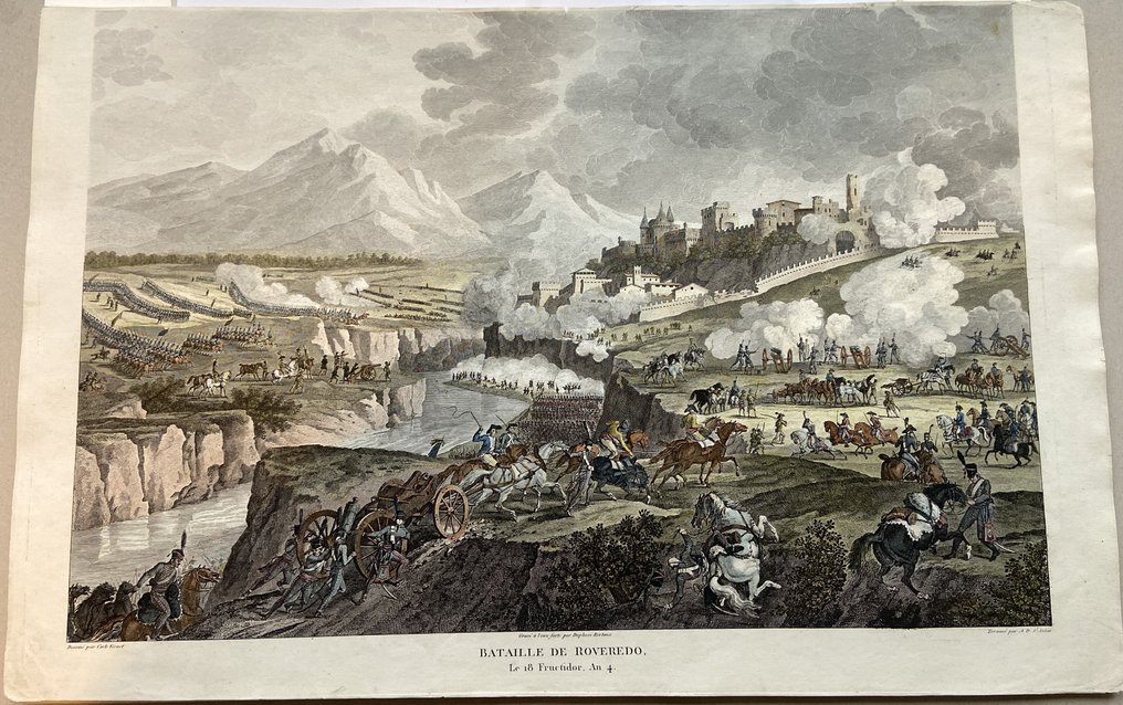 Italy - Veneto; Vernet - DUPLESSI-Berteaux- A.D.St'Aubin - Bataille de ROVEREDO - 1821-1850 #1.0