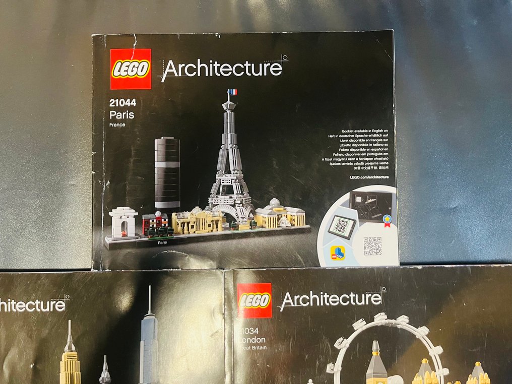 LEGO Set - Architecture - New York City, Paris, Lodnon - 21028, 21044, 21034 #1.0