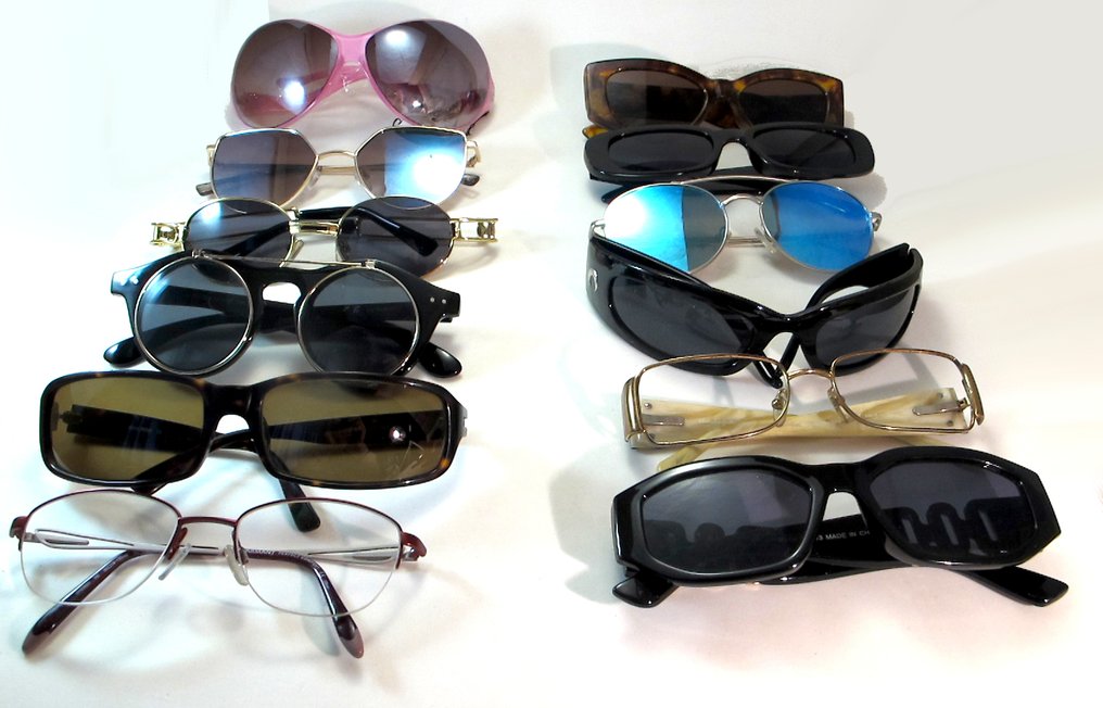 Themed collection - 12 pairs of glasses - MIU MIU, Ferragamo, Charmant Titanium, Cristian Leroy, "other brands" #2.1
