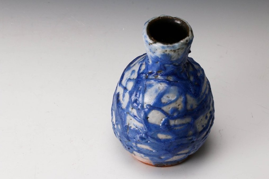 Juko Yohen 小花瓶 - 变革釉陶瓷杰作 - 陶瓷 - 村田哲夫 Murata Tetsuo (Juko) - 日本 - 1900-2000 #4.3