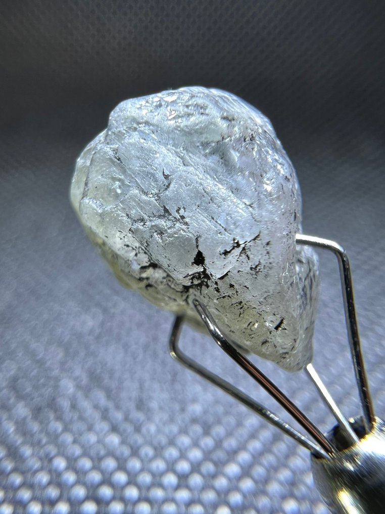 12.35 克拉稀有未处理透明坦桑石，多色性，A++级宝石级蓝紫色和绿色宝石级色彩 水晶- 2.47 g #2.1