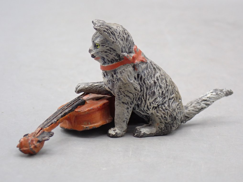 Figure - Cat and fiddle - Spelter #4.3