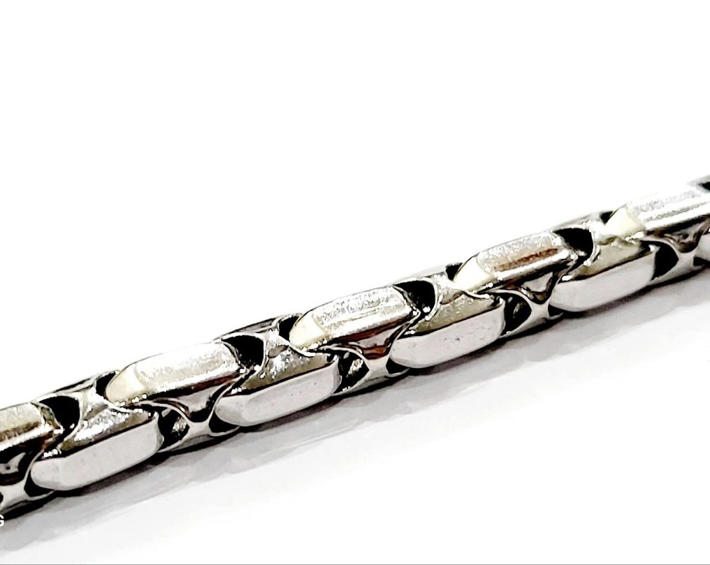 Chimento - Rannekoru - 18 kt. Valkokulta - 0.03ct. tw. Timantti (Luonnollinen) - Timantti #1.0