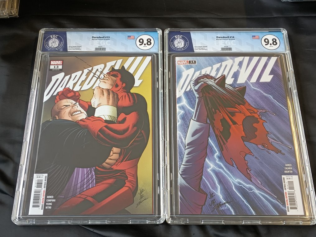 Daredevil (Vol. 8) #13 + #14 - EGC 9.8 + 9.8 - 2 Graded comic - EO - 2024 #1.0