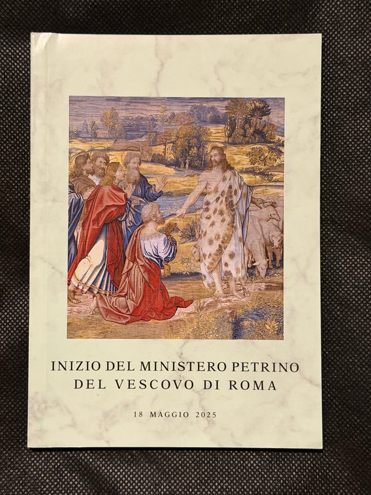  Ροζάριο - Μαργαριταρένια λευκή, επενδυμένη με ασήμι. - 2025 - Παπά Λέον XIV, Βενέδικτος  #2.1