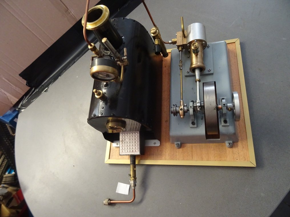 Steam engine - Unknown Manufacturer - Cast iron, Steel - Model Stationary Steam Engine, Live Steam Model #1.0