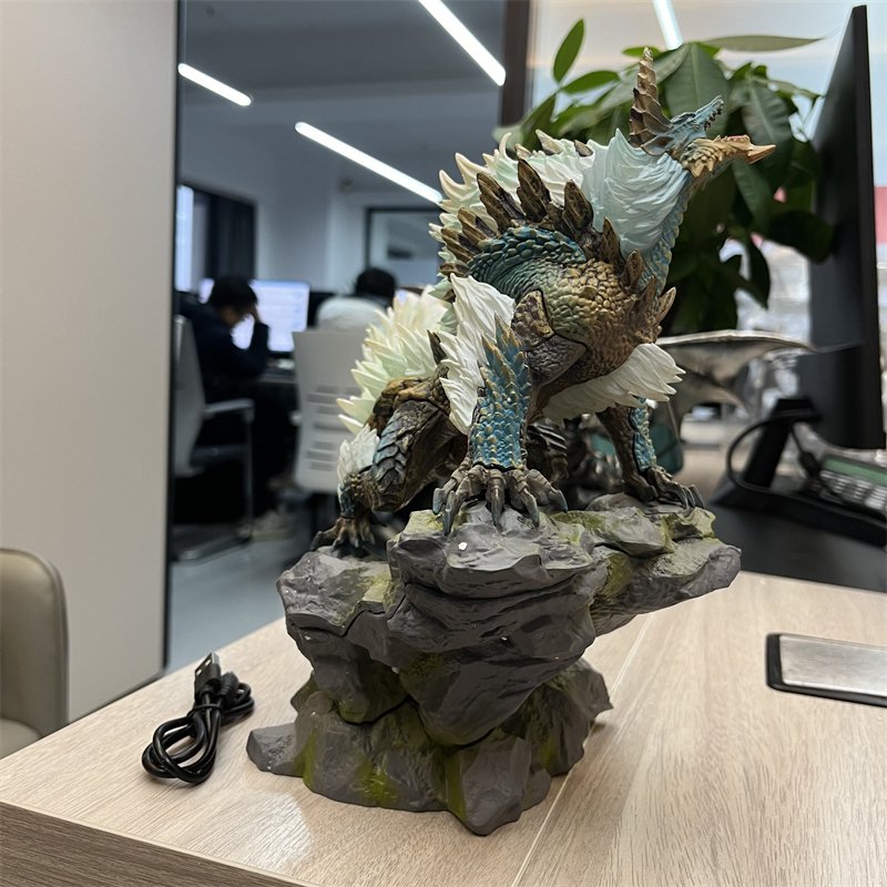 Monster Hunter  - Action figure World Zinogre 28cm Led - 2020+ #4.3